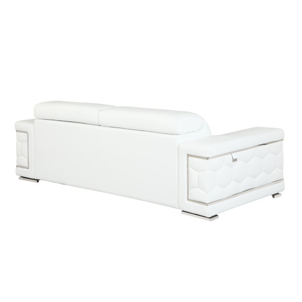 Orren Ellis Aiesrom Luxury Top Grain Italian Leather 2 Piece Living